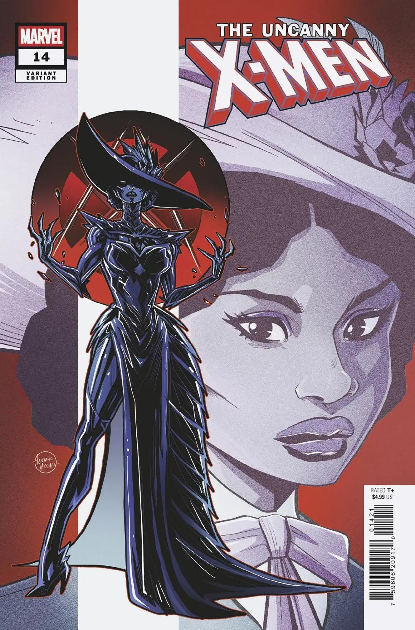 Uncanny X-Men comic book featuring Luciano Vecchio Lady Henrietta Variant cover artwork