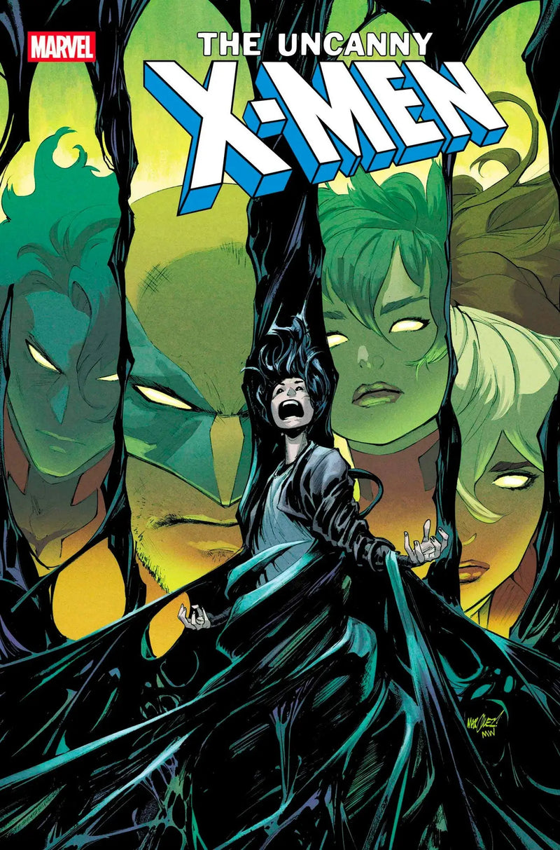 Uncanny X-Men comic book cover featuring dark artery artwork from Uncanny X-Men #15