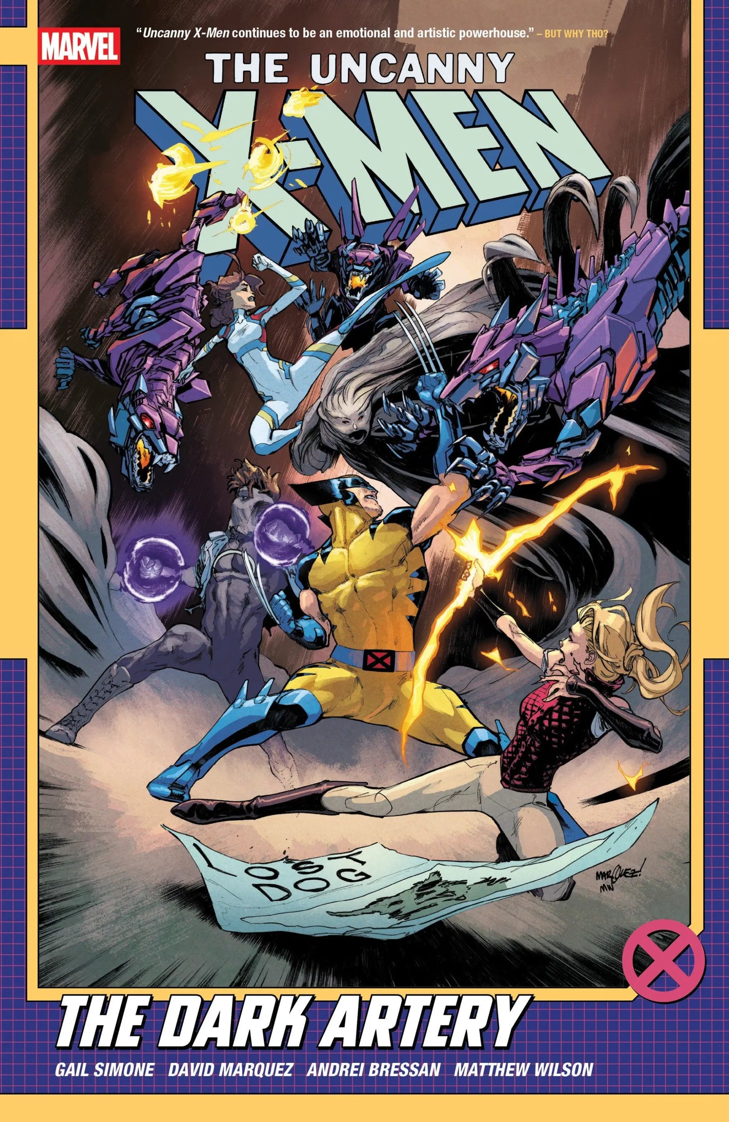Comic book featuring Uncanny X-Men by Gail Simone Volume 2 The Dark Atery