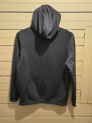 Under Armour Hoodie Mens M Gray ColdGear Fleece Lined Pullover Kangaroo Logo - Apparel