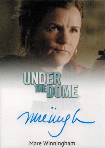 Autographed trading card of Mare Winningham as Agatha Seagrave from Under the Dome