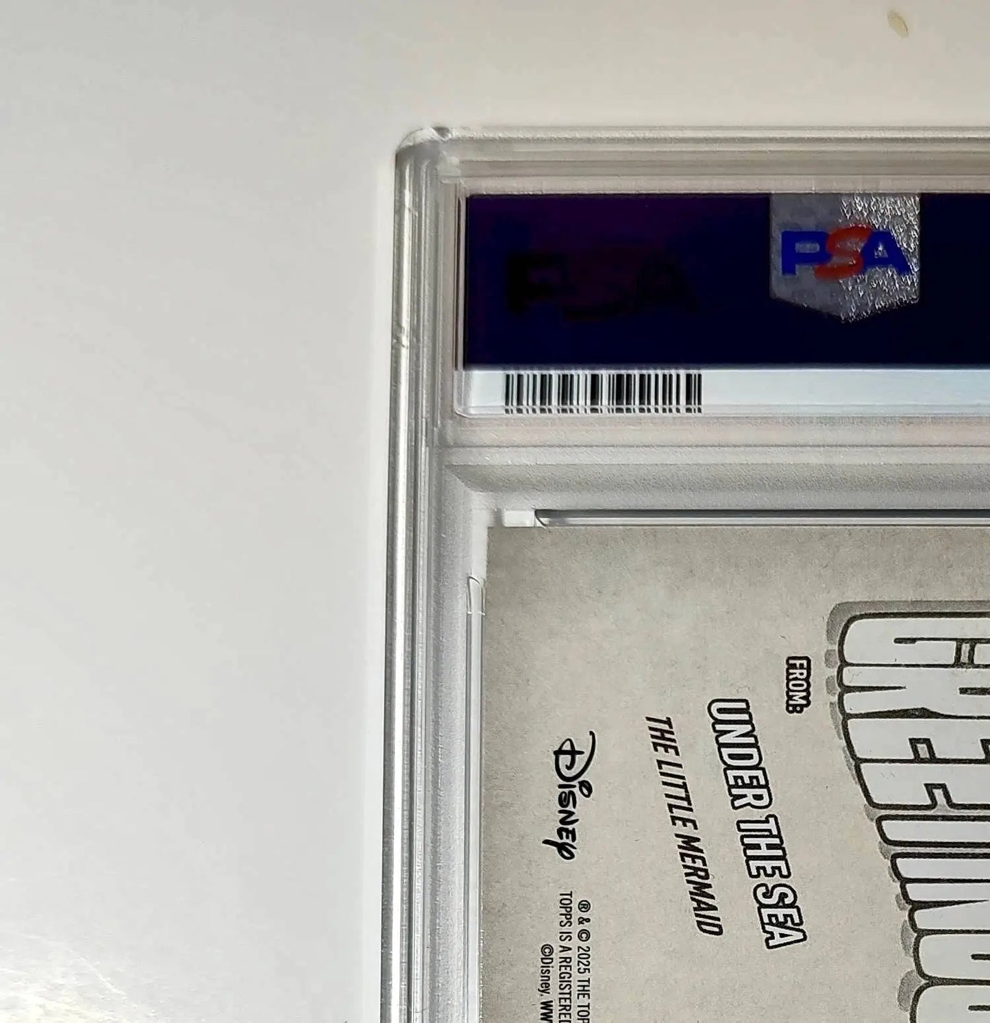 Under the Sea 2025 Topps Disney #GF-24 Greetings From The Little Mermaid PSA 9 - Non-Sports Card Single