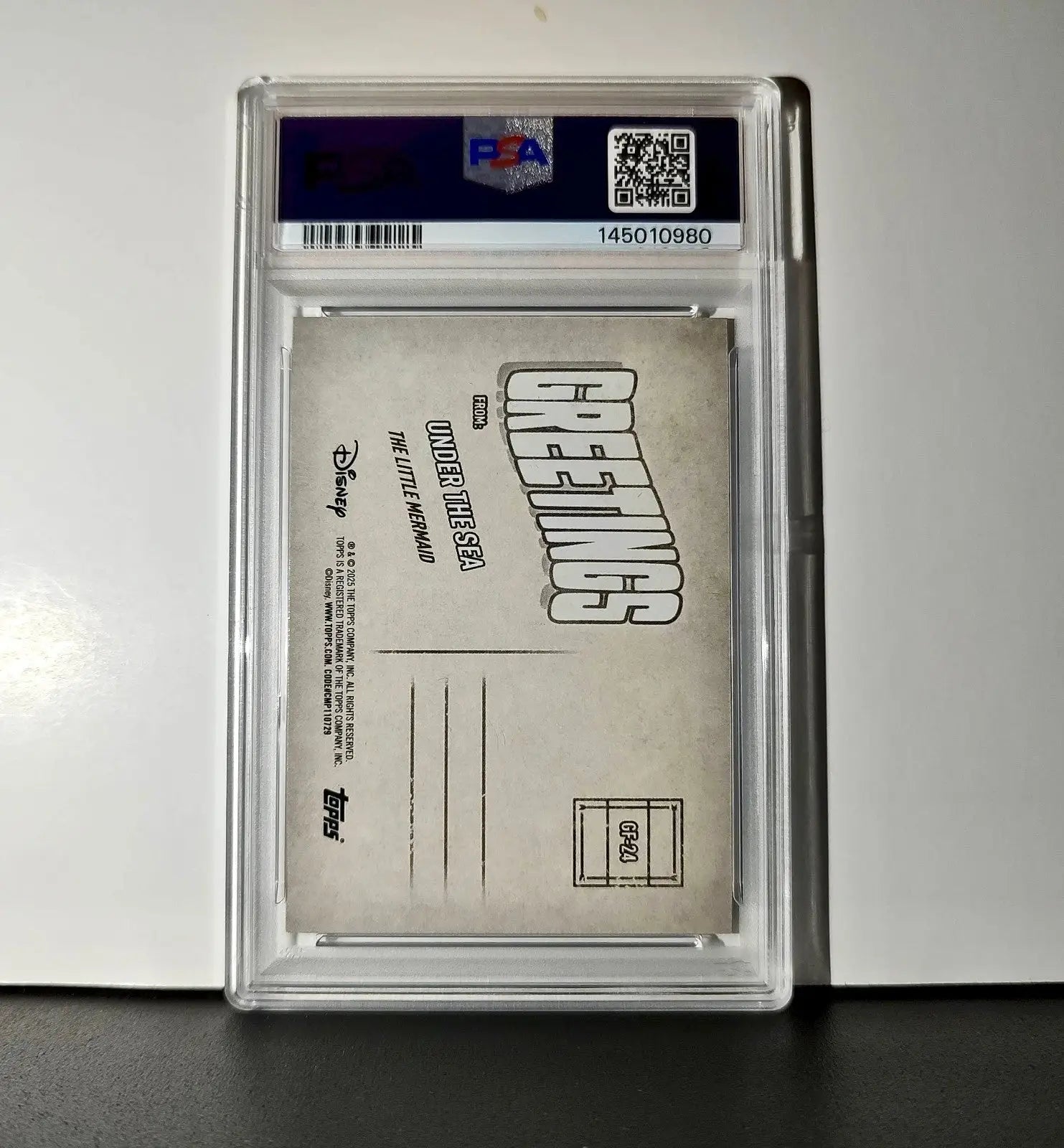 Under the Sea 2025 Topps Disney #GF-24 Greetings From The Little Mermaid PSA 9 - Non-Sports Card Single