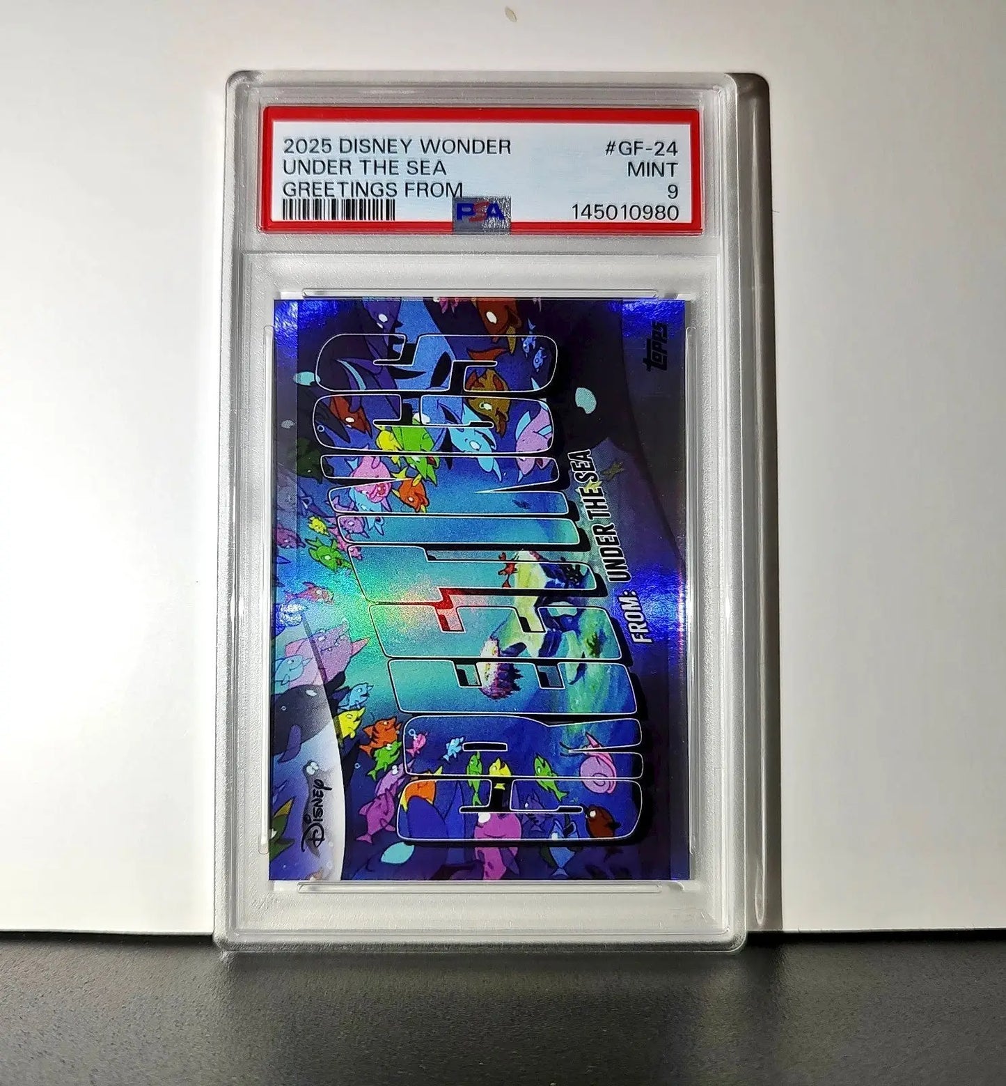 Under the Sea 2025 Topps Disney #GF-24 Greetings From The Little Mermaid PSA 9 - Non-Sports Card Single