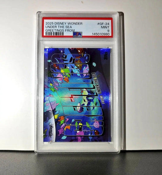 Under the Sea 2025 Topps Disney #GF-24 Greetings From The Little Mermaid PSA 9 - Non-Sports Card Single