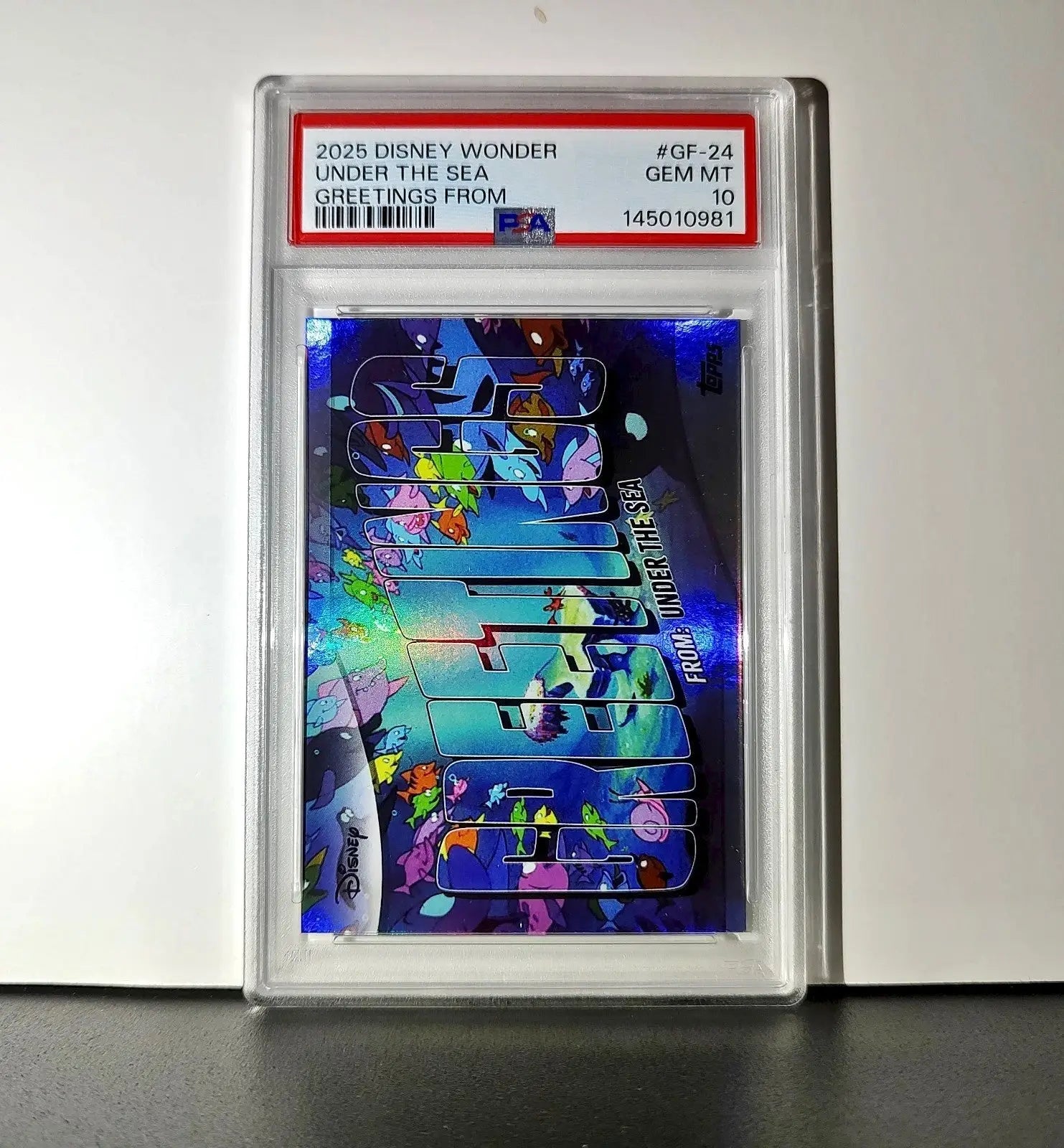Under the Sea 2025 Topps Disney #GF-24 Greetings From The Little Mermaid PSA 10 - Non-Sports Card Single