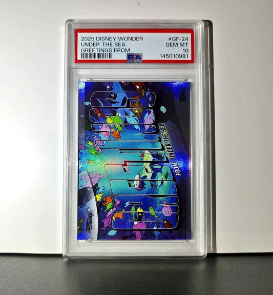 Under the Sea 2025 Topps Disney #GF-24 Greetings From The Little Mermaid PSA 10 - Non-Sports Card Single