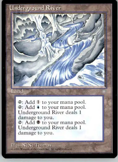 Underground River - Ice Age - 357 - MP - TCG Card Single