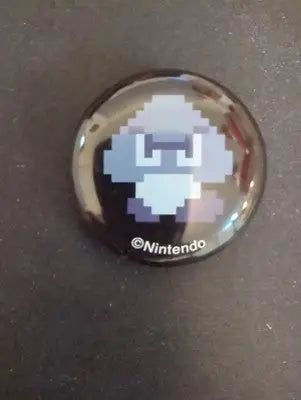 Underworld Goomba Super Mario Bros. 25th Anniversary Button Pin - Entertainment Memorabilia