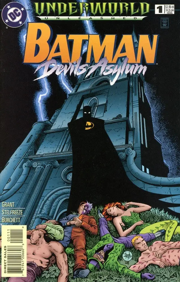 Batman comic book from Underworld Unleashed with unleashed Batman Devils illustration