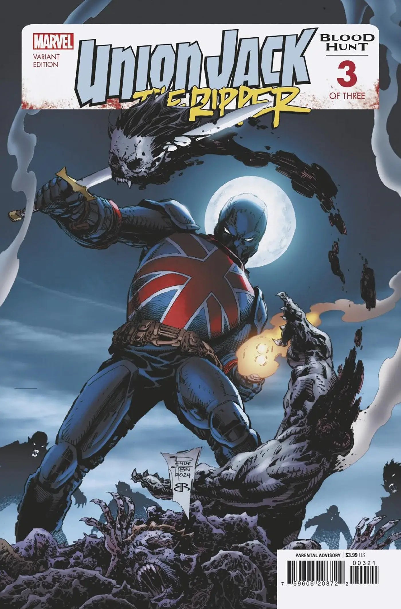 Union Jack The Ripper: Blood Hunt #3 Philip Tan Variant [Bh] - Comic Book