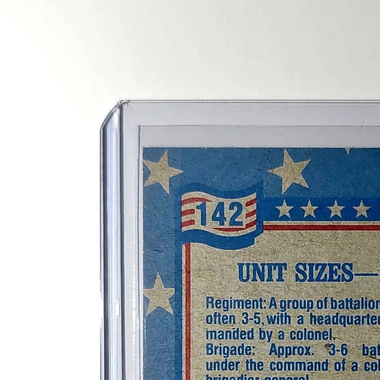 Unit Sizes – B 1991 Topps Desert Storm #142 Card