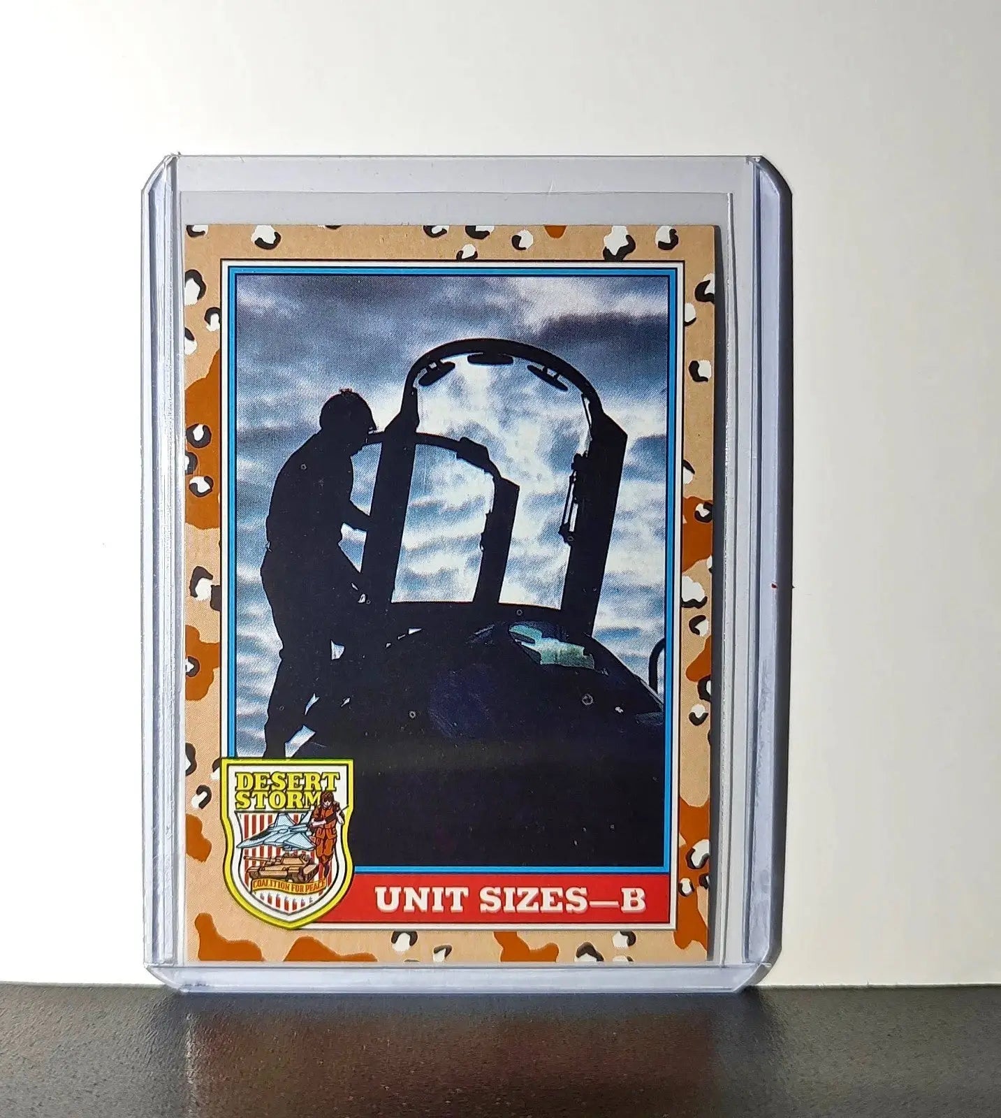 Unit Sizes – B 1991 Topps Desert Storm #142 Card
