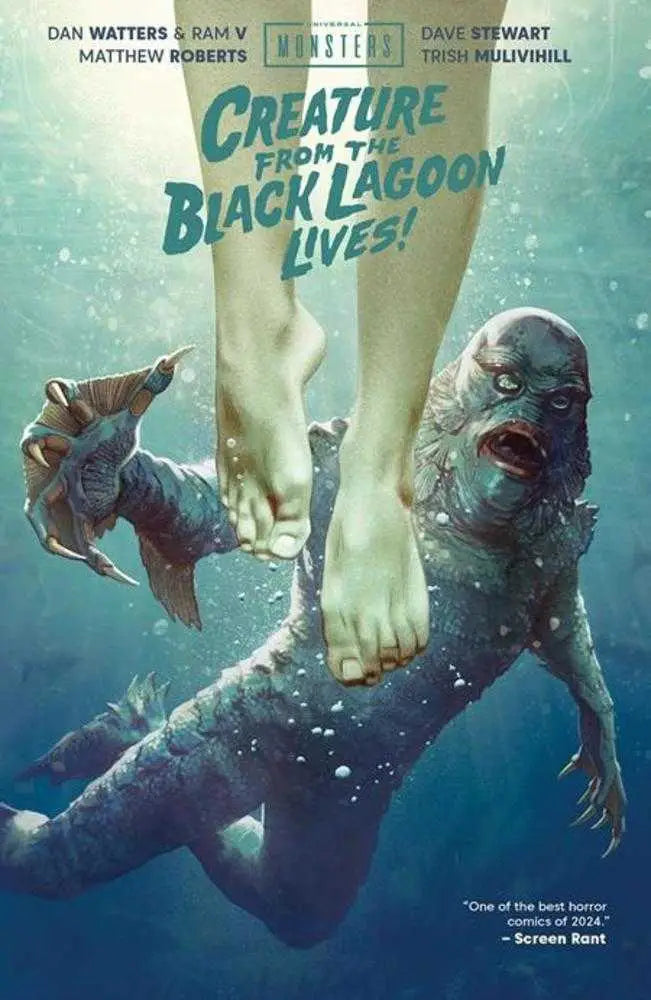 Black Lagoon comic book cover featuring Universal Monsters Creature from the Black Lagoon
