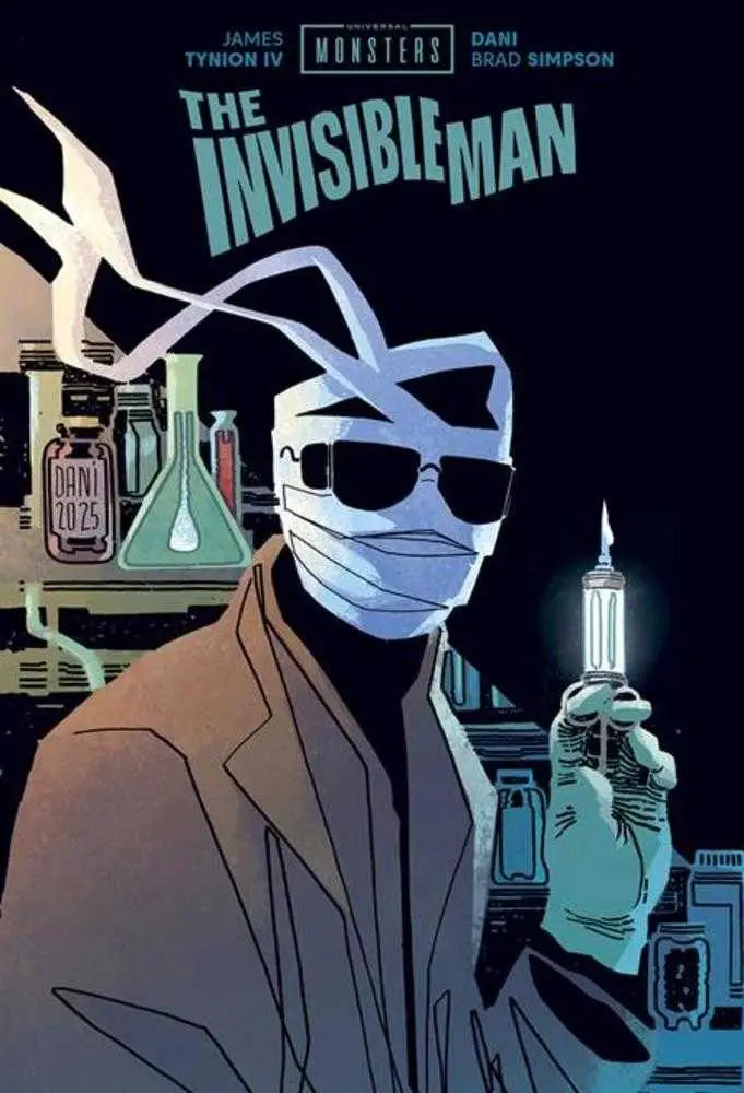 Universal Monsters The Invisible Man Hardcover Dani & Brad Simpson Cover - Graphic Novels