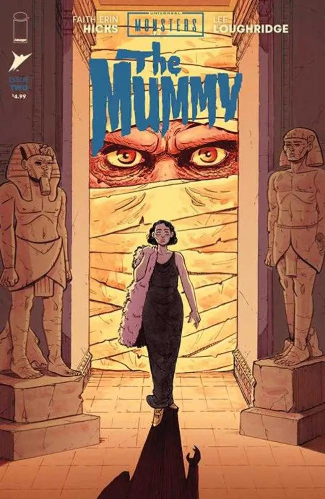 Comic book cover featuring The Mummy from Universal Monsters by Faith Erin Hicks