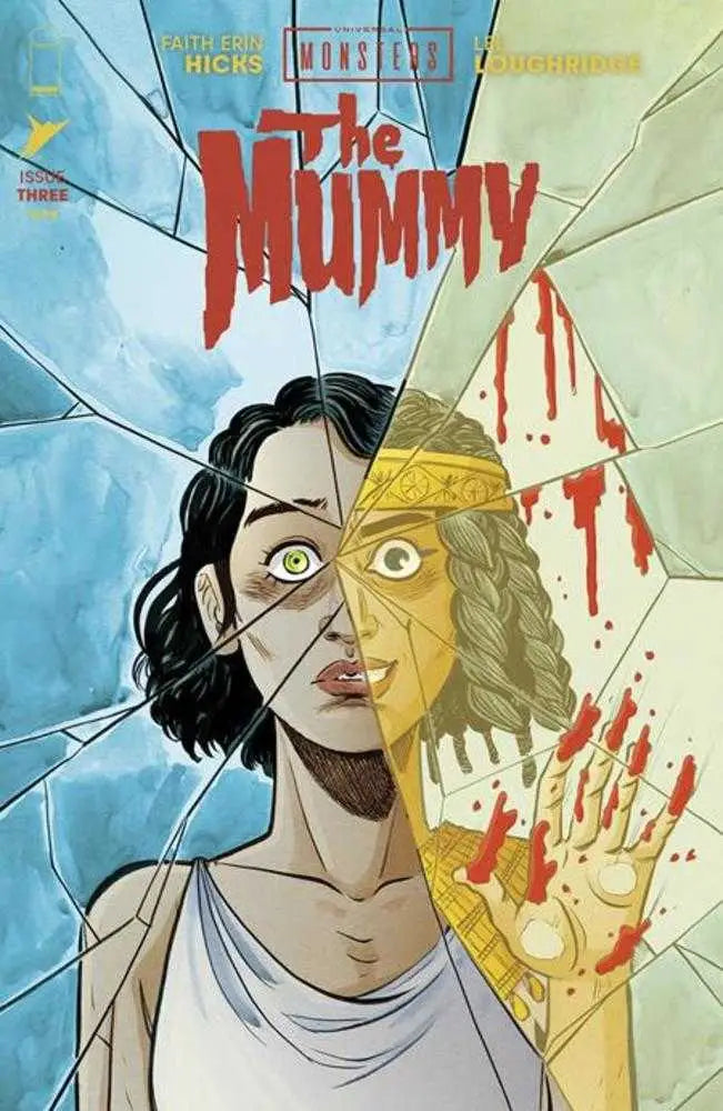 The Mummy comic book cover by Faith Erin Hicks from Universal Monsters series