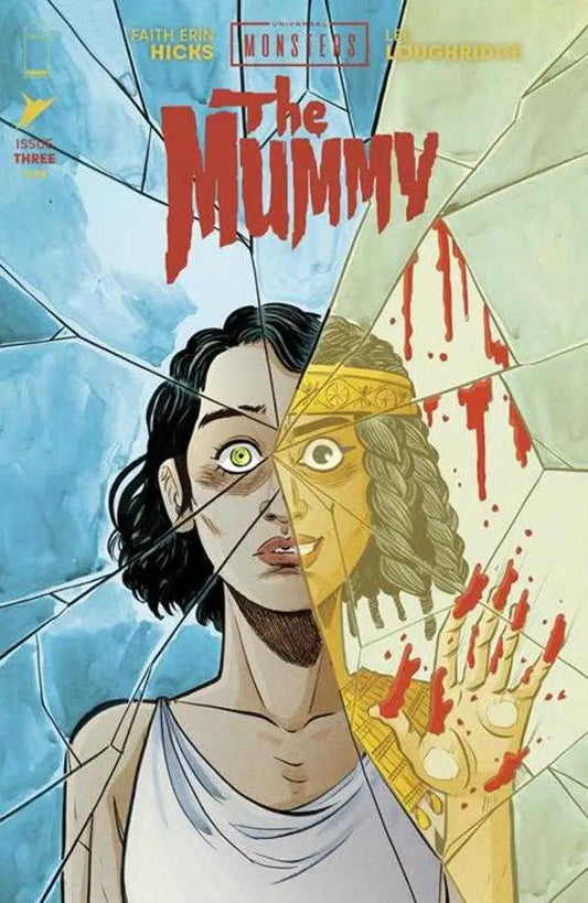 The Mummy comic book cover by Faith Erin Hicks from Universal Monsters series