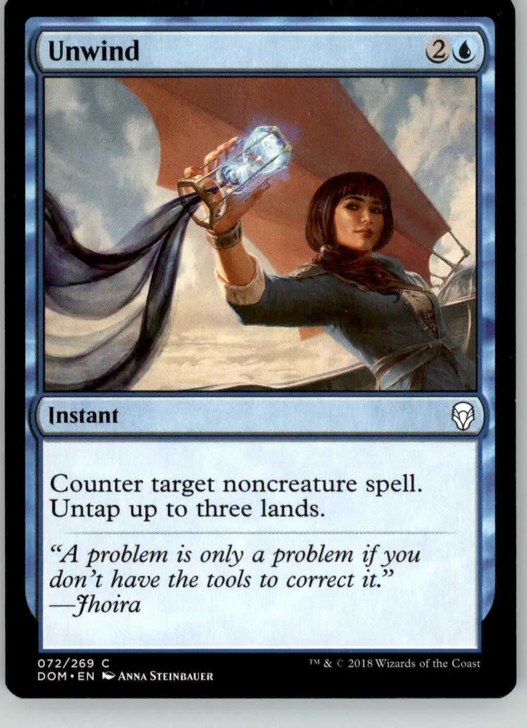 Unwind - Dominaria - 72 - NM Magic: The Gathering