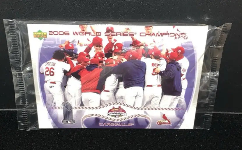 Upper Deck 2006 St. Louis Cardinals World Series Champions Team Jumbo Card WSCC - Baseball Card Single