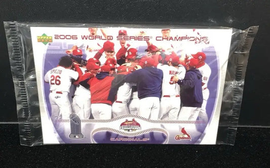 Upper Deck 2006 St. Louis Cardinals World Series Champions Team Jumbo Card WSCC - Baseball Card Single