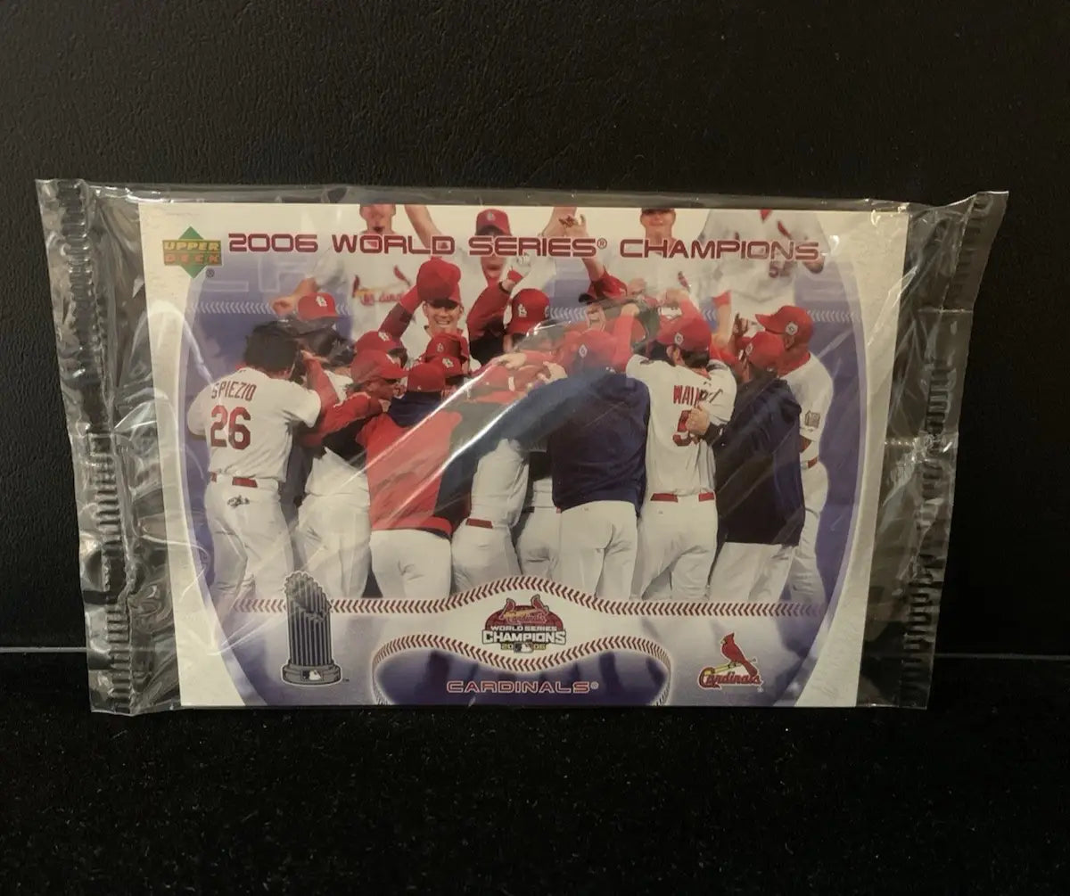 Upper Deck 2006 St. Louis Cardinals World Series Champions Team Jumbo Card WSCC - Baseball Card Single