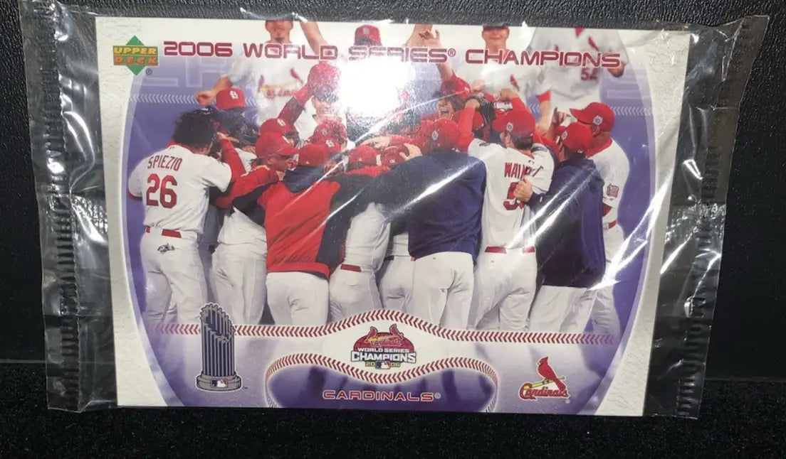 Upper Deck 2006 St. Louis Cardinals World Series Champions Team Jumbo Card WSCC - Baseball Card Single