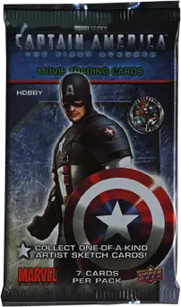 Upper Deck 2011 Marvel Captain America First Avenger Card Pack - Marvel Card Pack