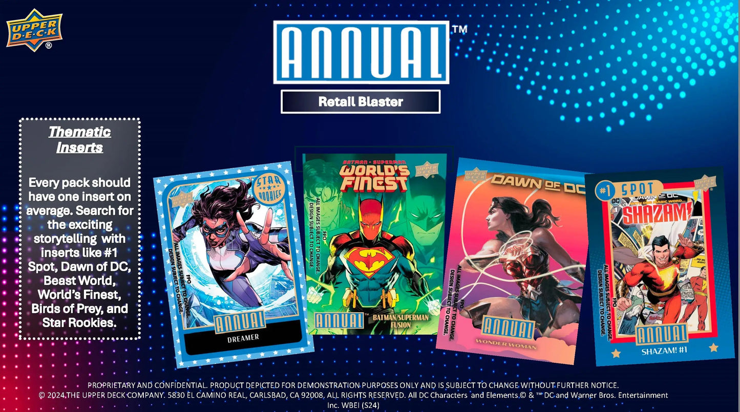 Upper Deck 2023-24 DC Annual Blaster Box - DC Card Box