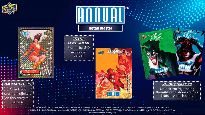 Upper Deck 2023-24 DC Annual Blaster Card Pack - DC Card Box