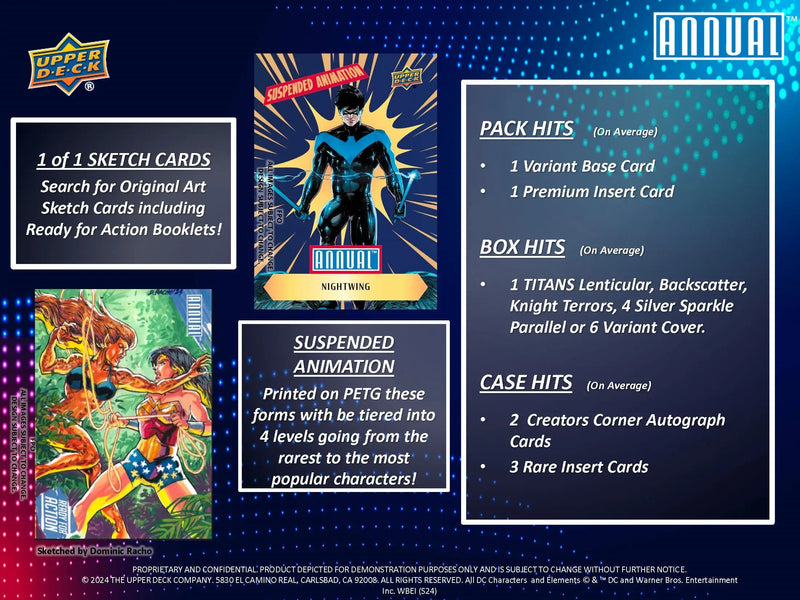 Upper Deck 2023-24 DC Annual Hobby Box - DC Card Box