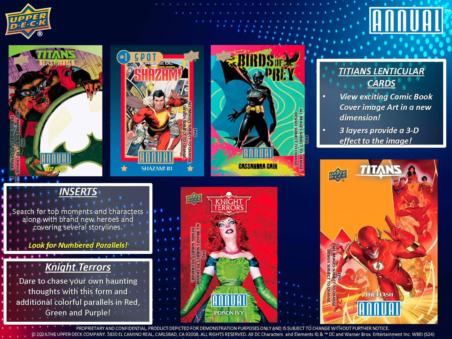Upper Deck 2023-24 DC Annual Hobby Box - DC Card Box