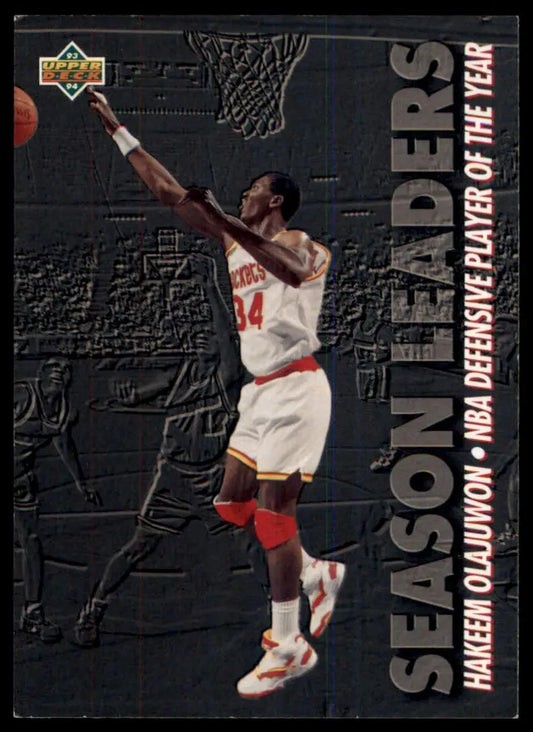 Upper Deck Hakeem Olajuwon 176 Houston Rockets LP - Basketball Card Single