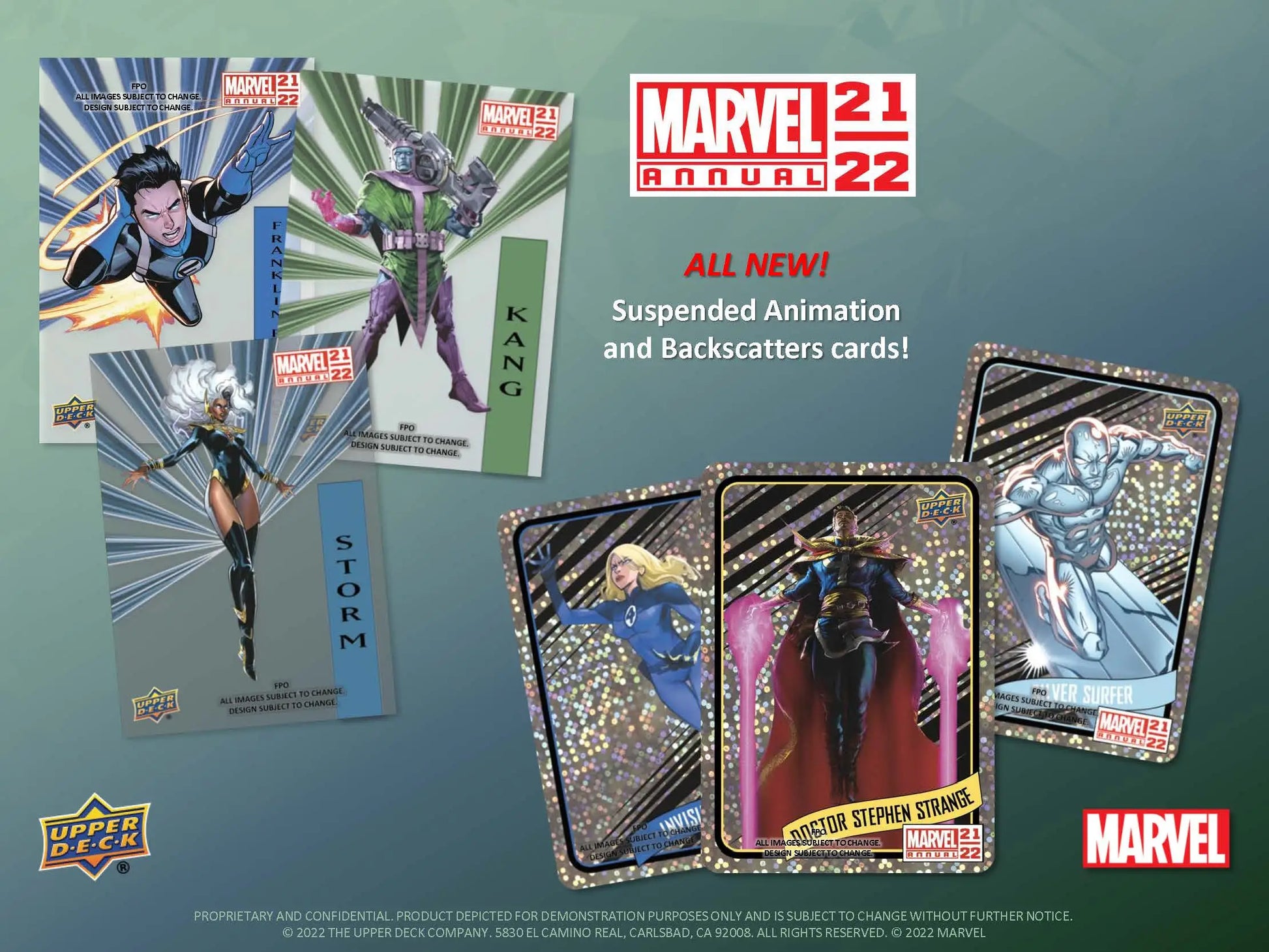 Upper Deck Marvel Annual 2021-22 Hobby Box - Non-Sport Sealed