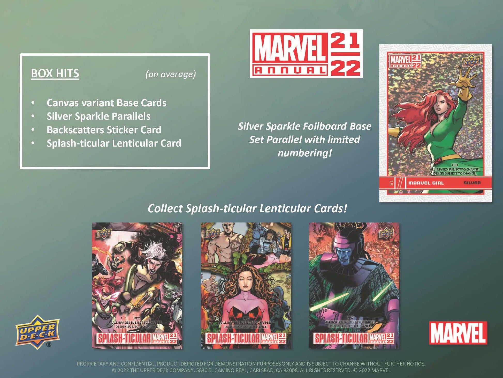 Upper Deck Marvel Annual 2021-22 Hobby Box - Non-Sport Sealed