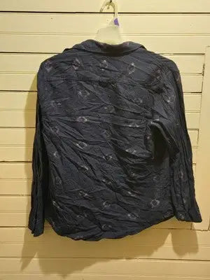 Urban Pipeline Shirt Mens M Long Sleeve Ultimate Flannel Button Up Navy Casual - Apparel