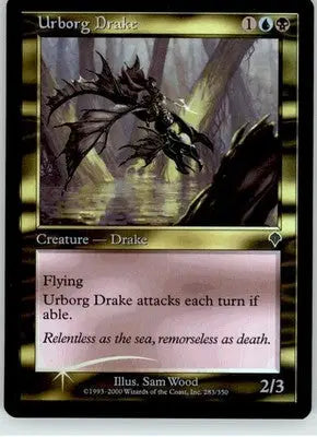 Urborg Drake - Invasion - 283 - Foil LP Magic: The Gathering - Magic Card Single