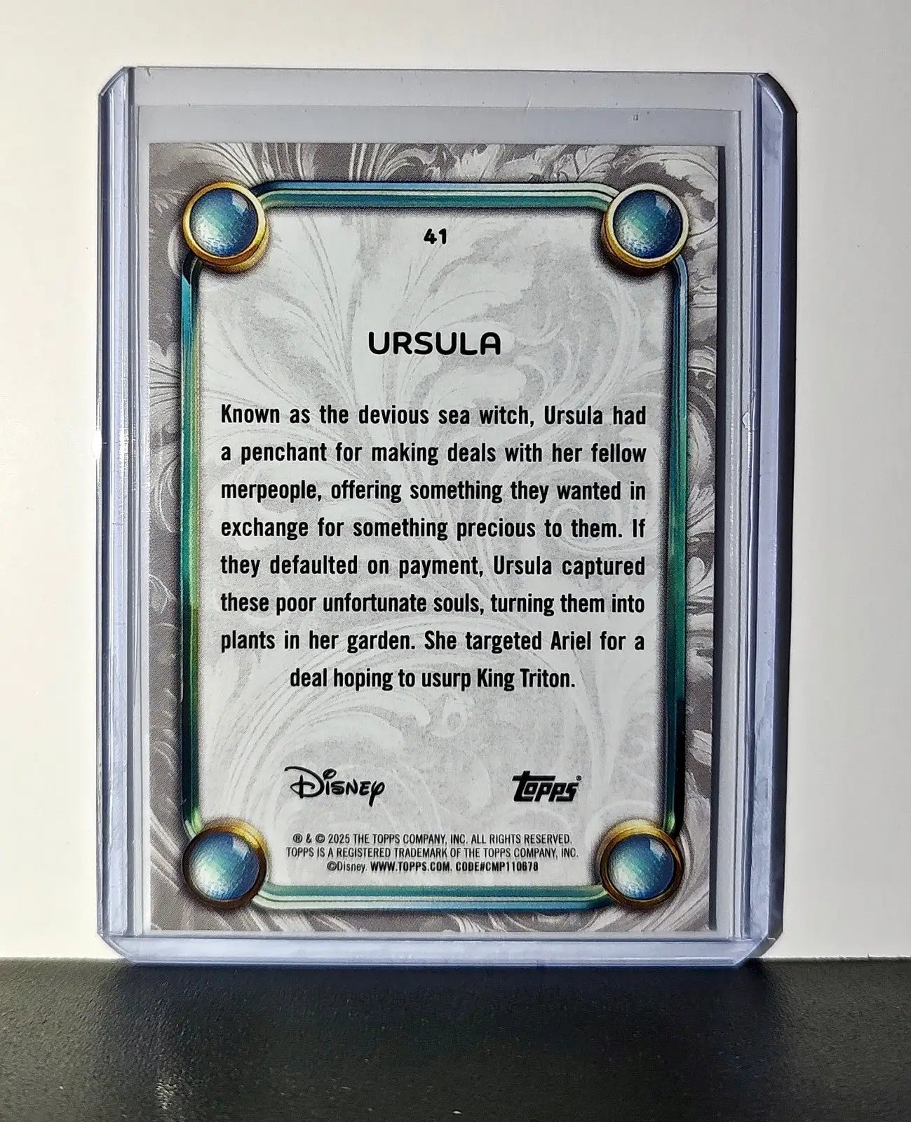 Ursula 2025 Topps Disney Wonder #41 Card The Little Mermaid - Non-Sports Card Single