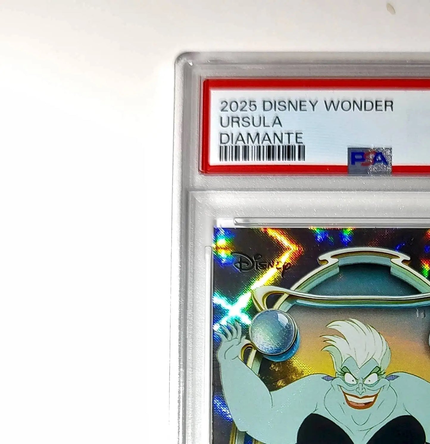 Ursula 2025 Topps Disney Wonder #41 Winter Variant Card The Little Mermaid PSA 8 - Non-Sports Card Single