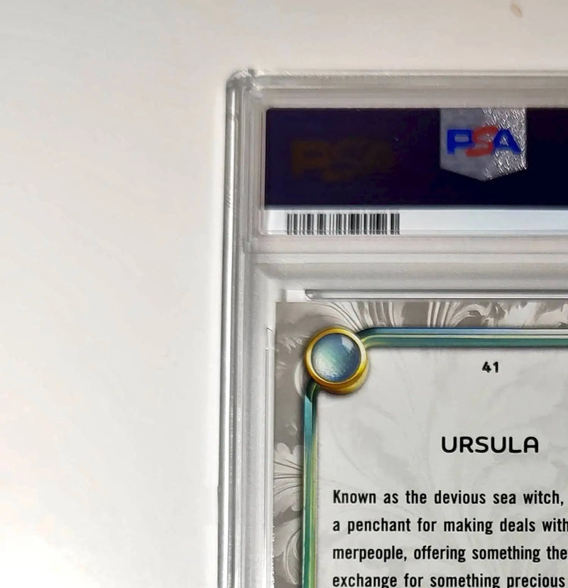 Ursula 2025 Topps Disney Wonder #41 Winter Variant Card The Little Mermaid PSA 8 - Non-Sports Card Single