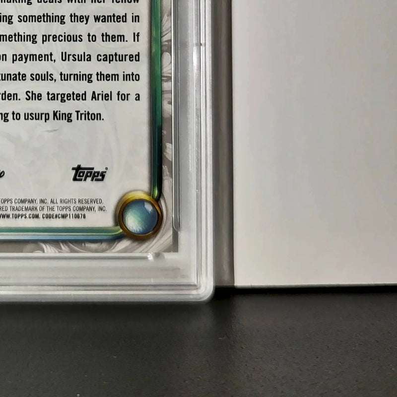Ursula 2025 Topps Disney Wonder #41 Winter Variant Card The Little Mermaid PSA 8 - Non-Sports Card Single