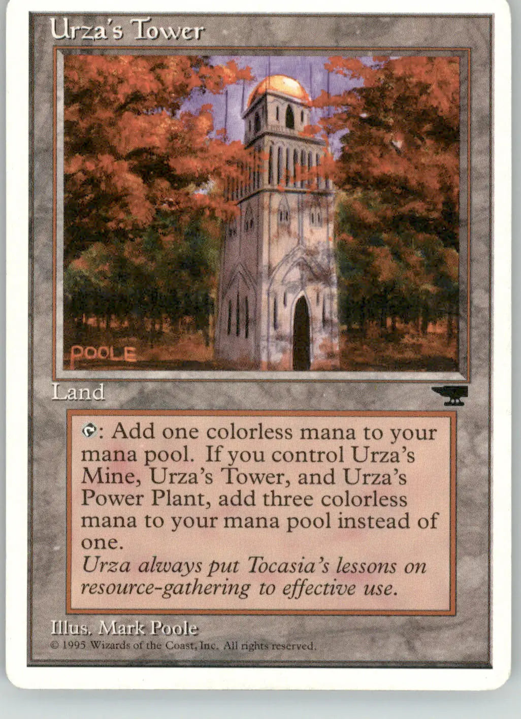 Urza’s Tower (Forest) - Chronicles - MP Magic: The Gathering