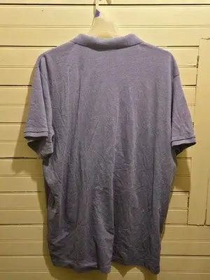 US Polo Assn Polo Shirt Mens 3XL Luxury Feel Lavender Short Sleeve Embroidered - Apparel
