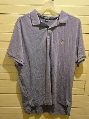US Polo Assn Polo Shirt Mens 3XL Luxury Feel Lavender Short Sleeve Embroidered - Apparel