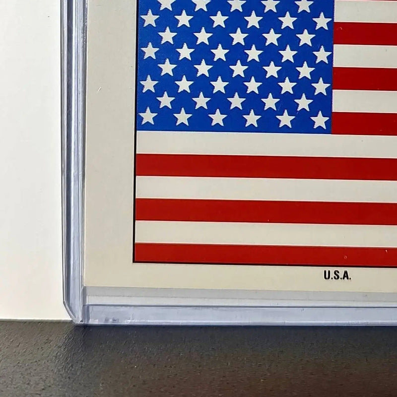 USA Flag 1991 Topps Desert Storm #23 Sticker Card