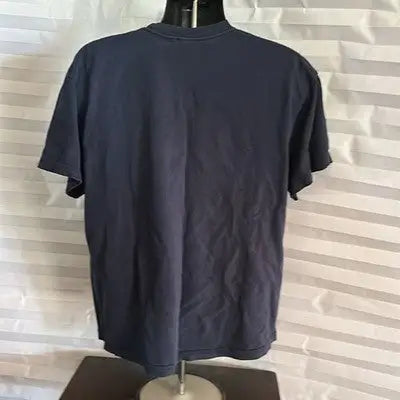 Plain dark blue short sleeve T-shirt for Men from USA Rock’s casual graphic tee collection