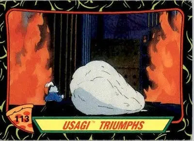 Usagi Triumphs - 1989 Topps Teenage Mutant Ninja Turtles - #113 - Non_sport - Non-Sports Card Single