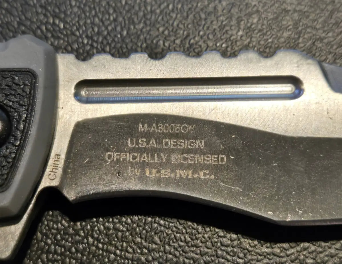 USMC Folding Pocket Knife – Marines “The Few The Proud” Logo – New in Box - Other