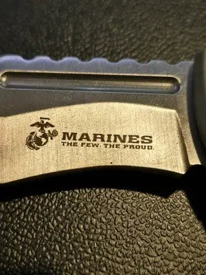USMC Folding Pocket Knife – Marines “The Few The Proud” Logo – New in Box - Other