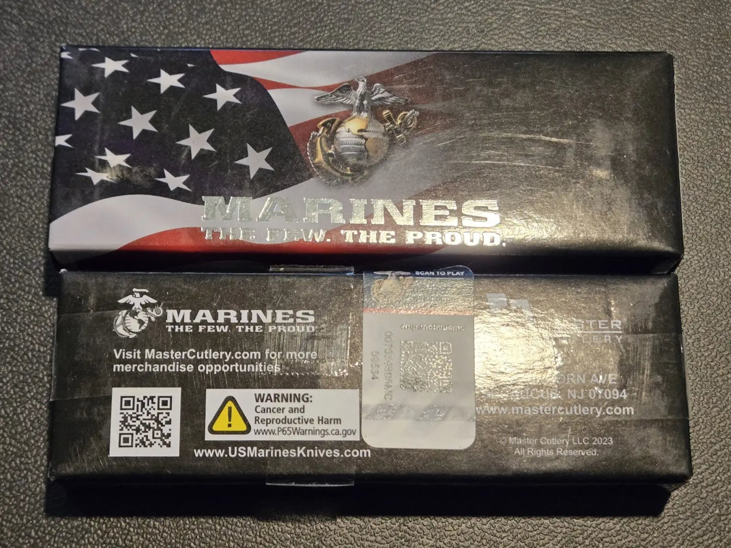 USMC Folding Pocket Knife – Marines “The Few The Proud” Logo – New in Box - Other